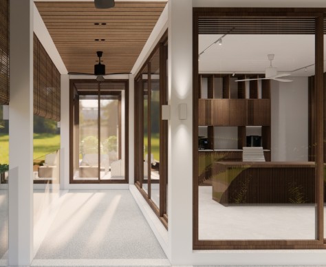 Villa corridor