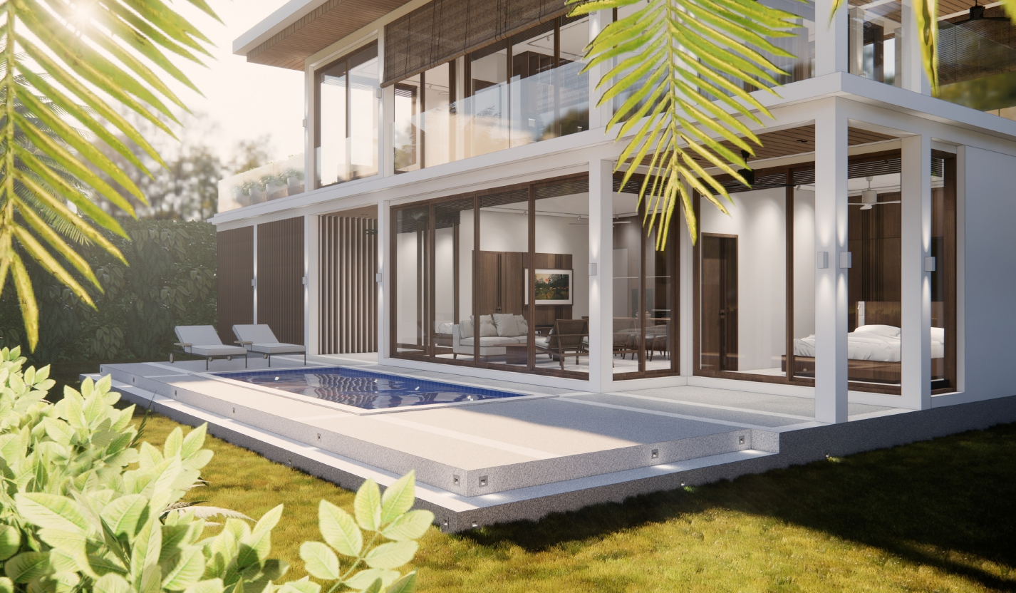 Villa pool terrace