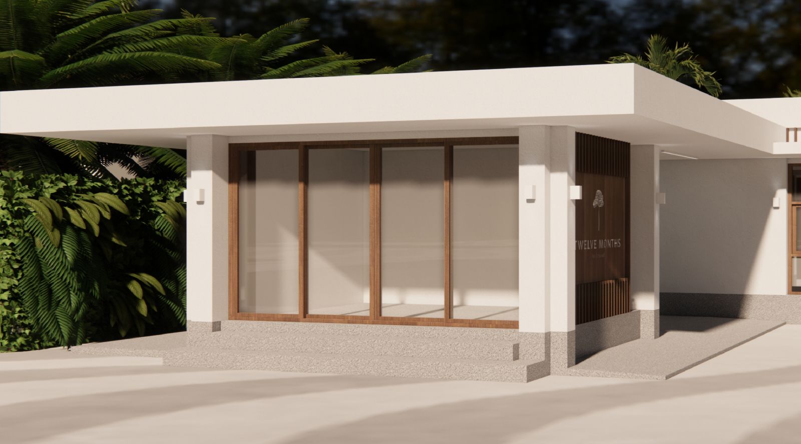 Villa entrance